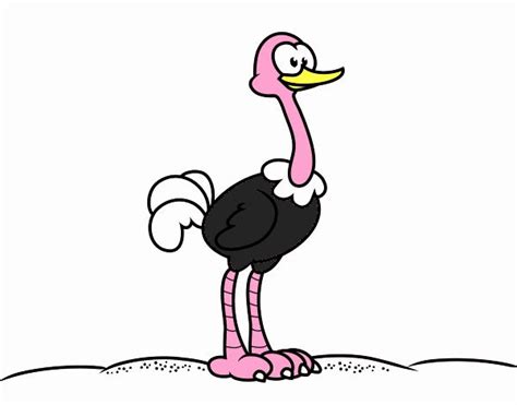Dibujo de Un avestruz pintado por en Dibujos.net el día 01 ...