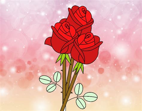 Dibujo de Un ramo de rosas pintado por en Dibujos.net el día 30 07 18 a ...