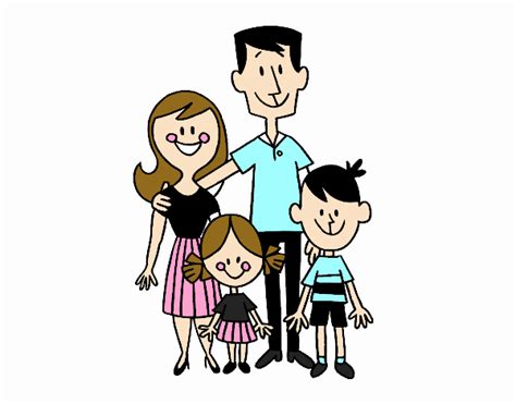 Dibujo de Una familia feliz pintado por en Dibujos.net el ...