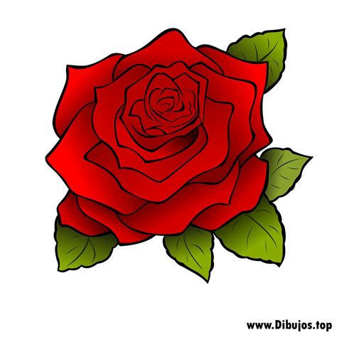 dibujo de una rosa   Buscar con Google | flores | Pinterest | Dibujos ...