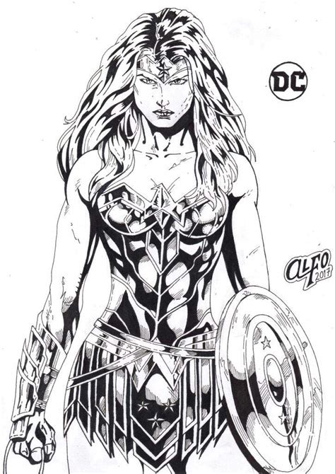 Dibujo de Wonder Woman. | •Cómics• Amino