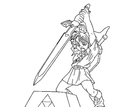 Dibujo de Zelda para Colorear   Dibujos.net