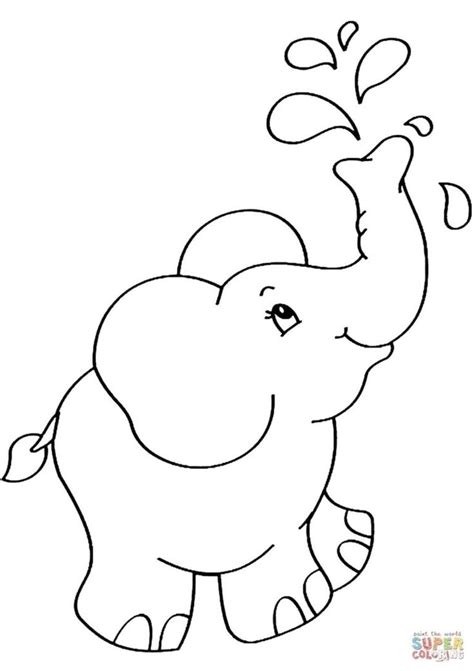 Dibujo Elefante Para Colorear | Children Coloring ...
