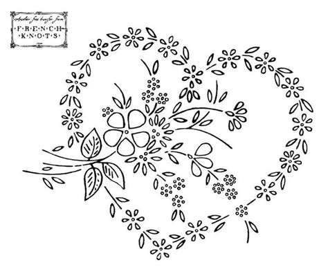 Dibujo | Embroidery hearts, Hand embroidery, Embroidery transfers