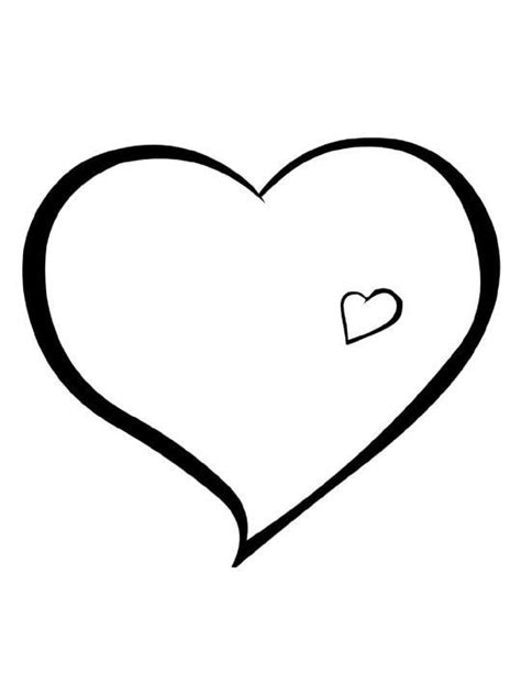 Dibujo para colorear Corazón. Descargar o imprimir gratis