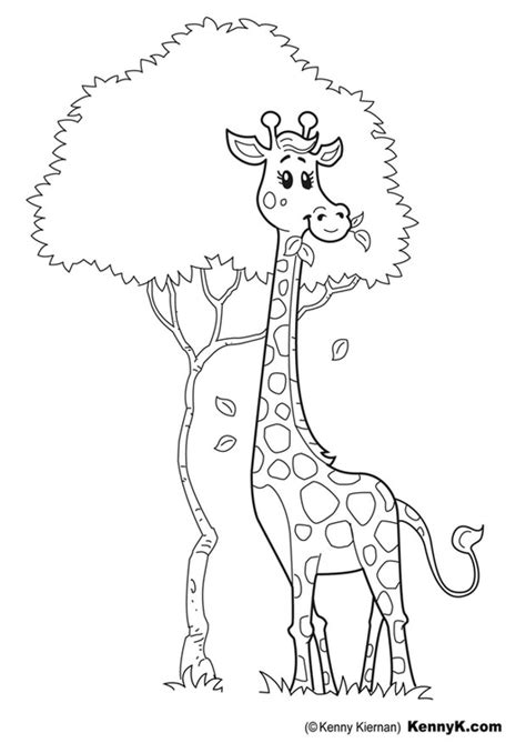Dibujo para colorear jirafa   Dibujos Para Imprimir Gratis ...