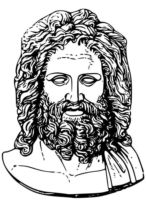 Dibujo para colorear Zeus   Dibujos Para Imprimir Gratis   Img 18640