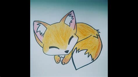 Dibujo zorrito fácil / Easy fox drawing YouTube