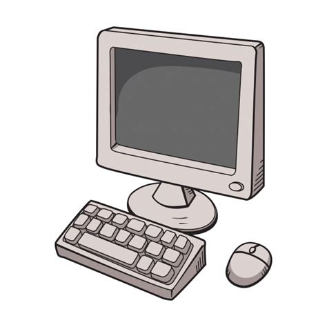 Dibujos animados de computadora | Vector Premium