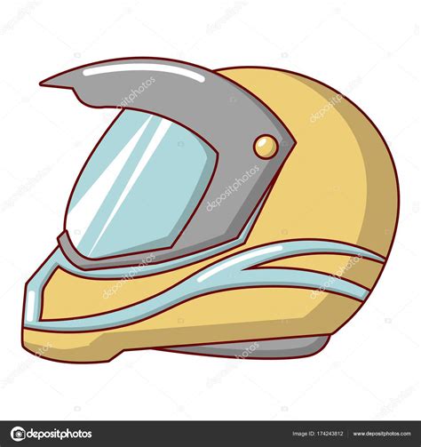 Dibujos: cascos de motos | Moto casco racing icono estilo ...