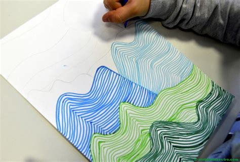 Dibujos con líneas | Dibujos en 3d para niños   Web del maestro