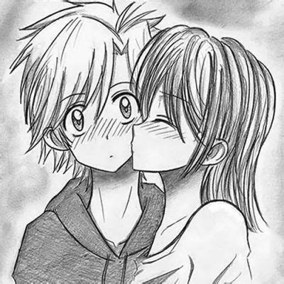 dibujos de amor anime dibujo | Dibujos anime de amor ...