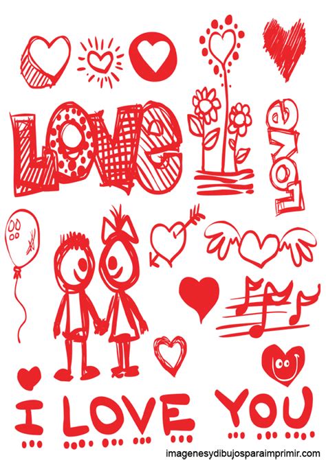 Dibujos de amor para imprimir | Imagenes y dibujos para ...