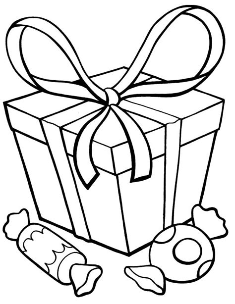 Dibujos de cajas de regalos para colorear   Imagui
