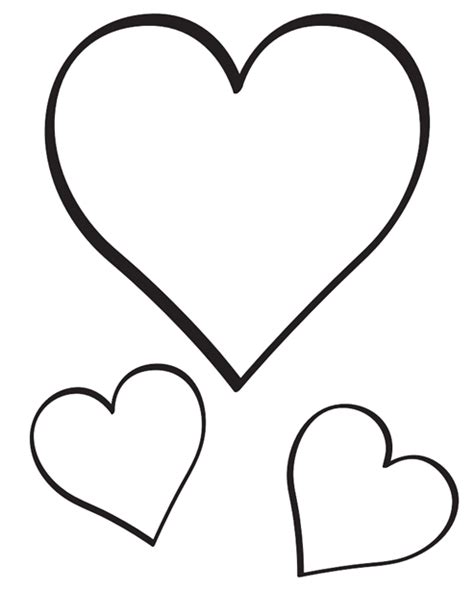 Dibujos de corazones para pintar e imprimir   Imagui