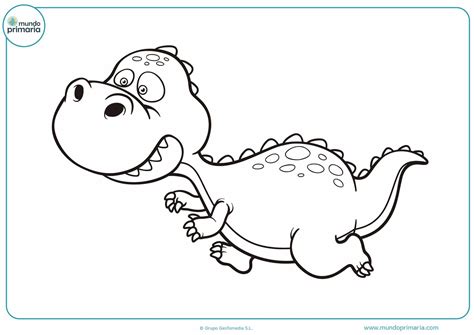 Dibujos de Dinosaurios para Colorear Imprimir y Pintar