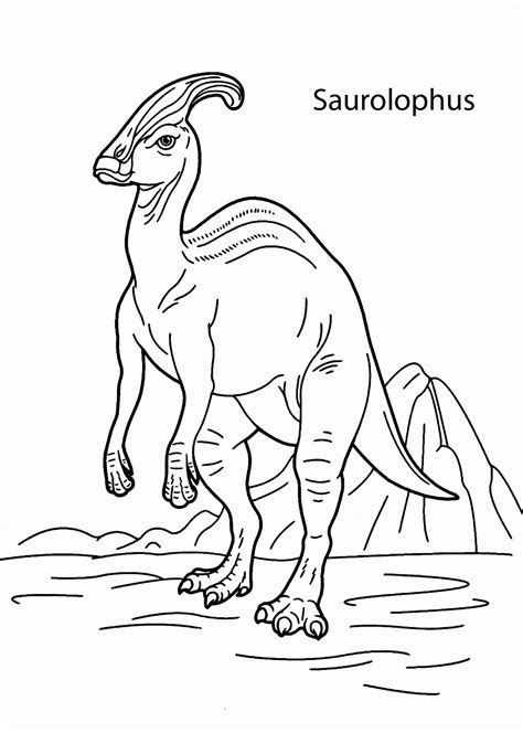 Dibujos de Dinosaurios para colorear infantiles ⊛ De Dinosaurios