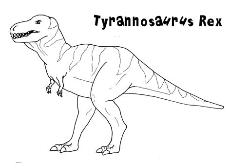 Dibujos de dinosaurios para colorear y pintar
