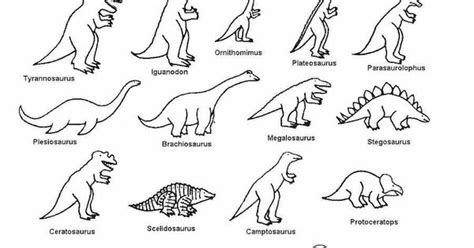 dibujos de dinosaurios para imprimir   Resultados de la ...