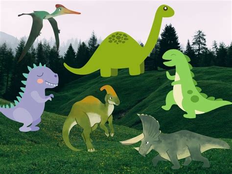 Dibujos de dinosaurios para imprimir y colorear