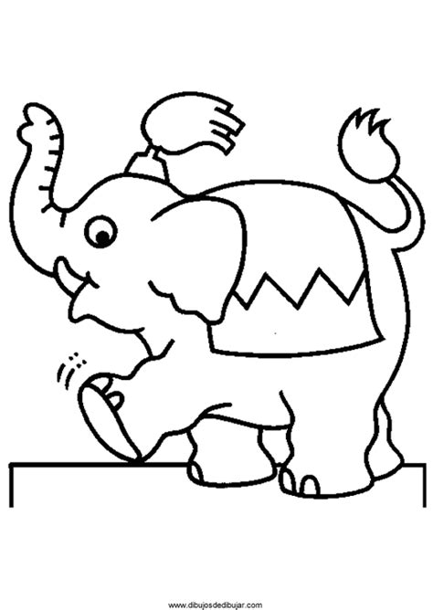 Dibujos de elefantes para colorear e imprimir  1 de 2 ...