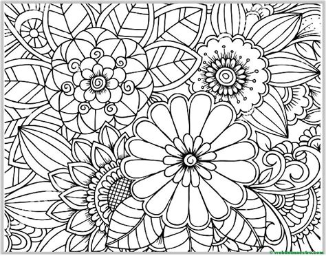 Dibujos de flores para colorear   Web del maestro