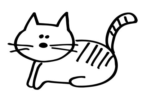 Dibujos de gatos para colorear