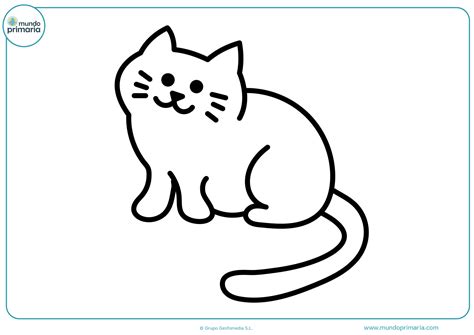 Dibujos de gatos para imprimir y colorear   Mundo Primaria