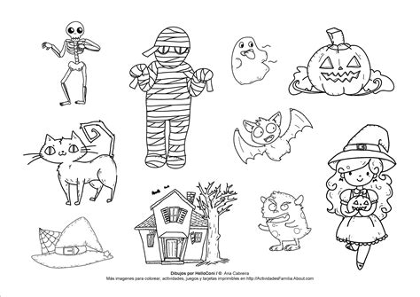 Dibujos de Halloween para Colorear