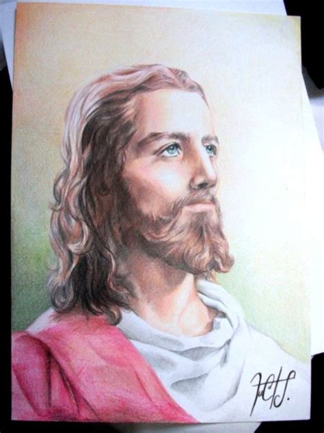 Dibujos de Jesus con lapiz   Imagui