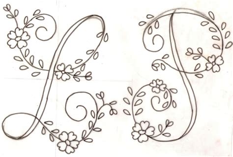 Dibujos de letras para bordar a mano   Imagui