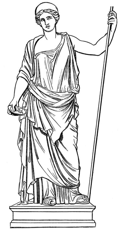 Dibujos de Mitología griega #109969  Dioses y diosas  para colorear ...