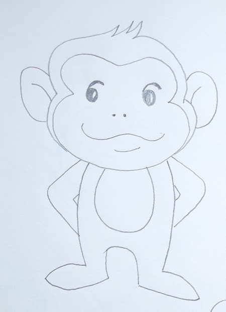 Dibujos de monos   Dibujos de monos fáciles a lápiz