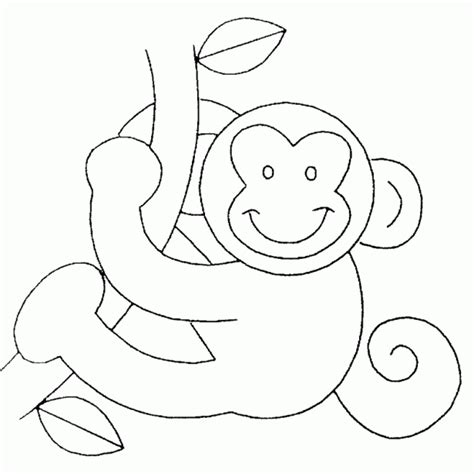 Dibujos de monos para colorear e imprimir   Imagui