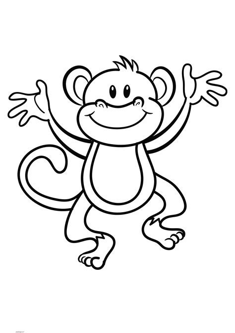 Dibujos de monos para colorear