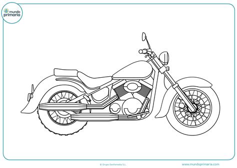 Dibujos de Motos para Colorear 【Imprimir y Pintar】