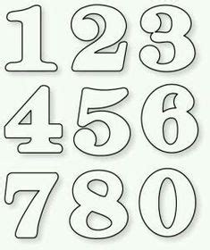 Dibujos de numeros Para dibujar | Alfabeto para imprimir | Numbers 1 10 ...