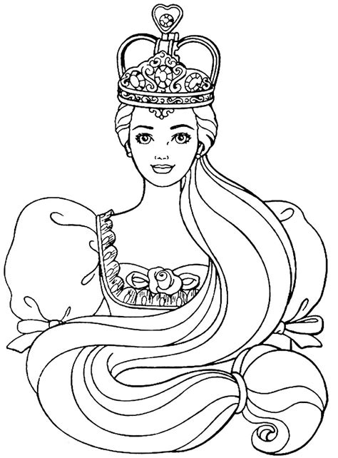 Dibujos de princesas para colorear e imprimir gratis