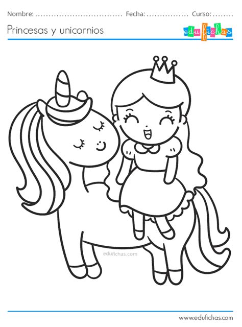 Dibujos de Princesas para Colorear. Imprimir PDF Gratis.