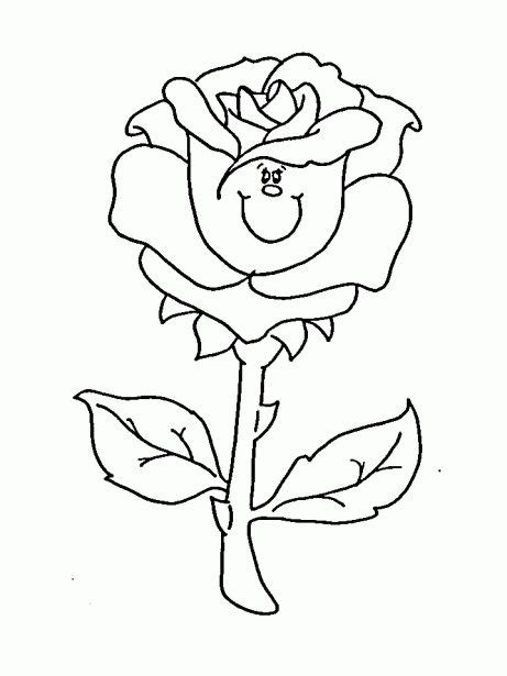 Dibujos De Rosas Para Colorear. Imagenes De Rosas. 2 | AULA | Dibujos ...