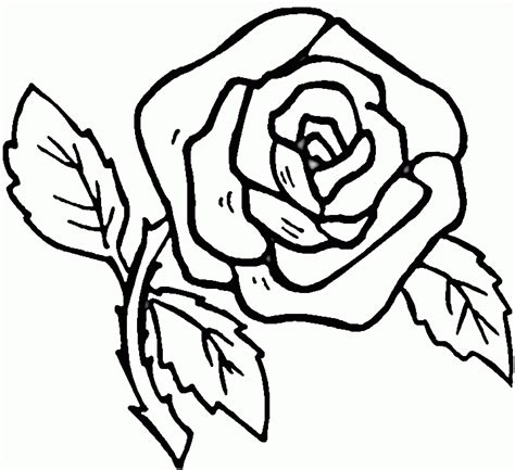 Dibujos de rosas para colorear, pintar e imprimir