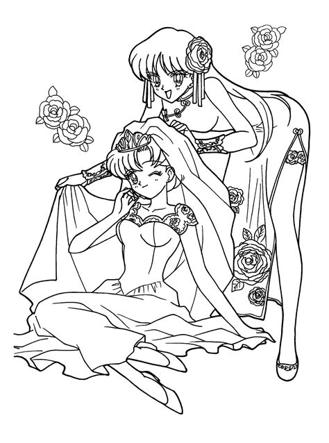 Dibujos de Sailor Moon para Colorear, pintar e Imprimir Gratis