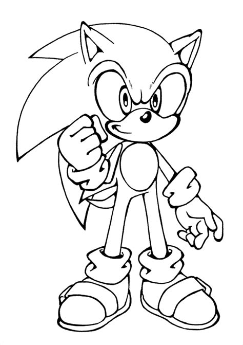 Dibujos de Sonic para colorear   Colorear24.com