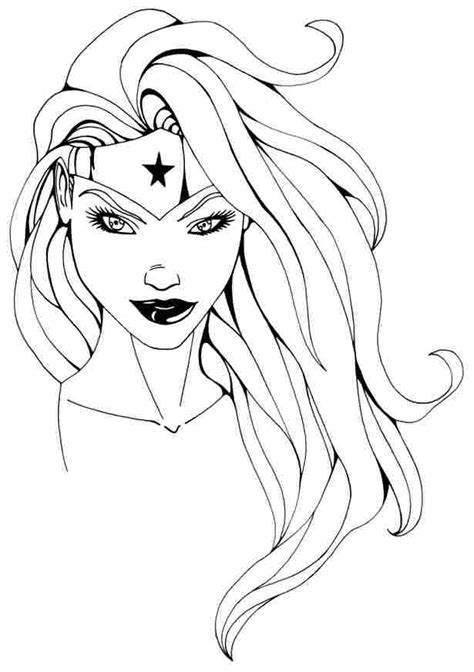 Dibujos de Wonder Woman #74653  Superhéroes  para colorear – Páginas ...