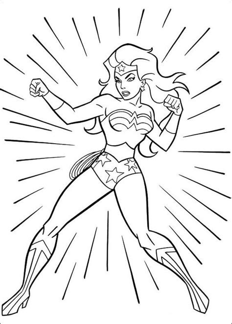 Dibujos de Wonder Woman  Mujer Maravilla  para colorear   Colorear24.com