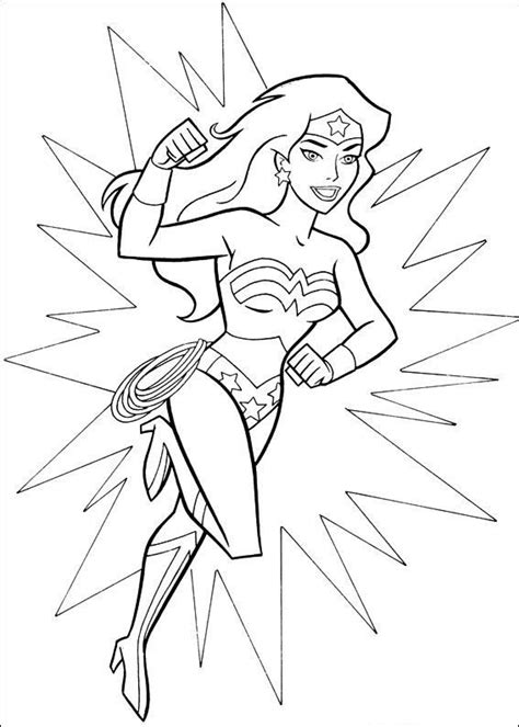Dibujos de Wonder Woman para Colorear e Imprimir | Superheroes para ...