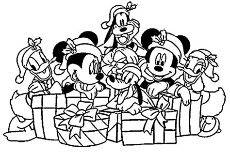 Dibujos Disney Navidad para colorear e imprimir gratis