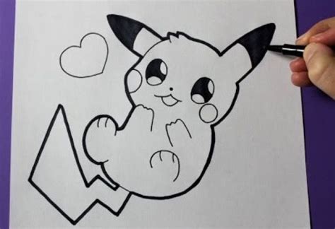 Dibujos Faciles Y Bonitos Para Dibujar De Pikachu