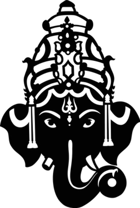 DIBUJOS: Ganesha Stencil