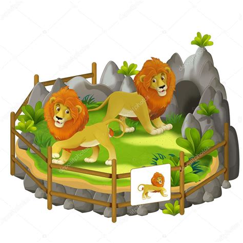 Dibujos: leones para niños | Zoológico de dibujos animados para niños ...